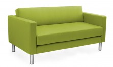 Lulu 2 Seater Lounge With Arms. Now With Split Seat And Back Cushion. Any Fabric Colour. Avail 3 Seater